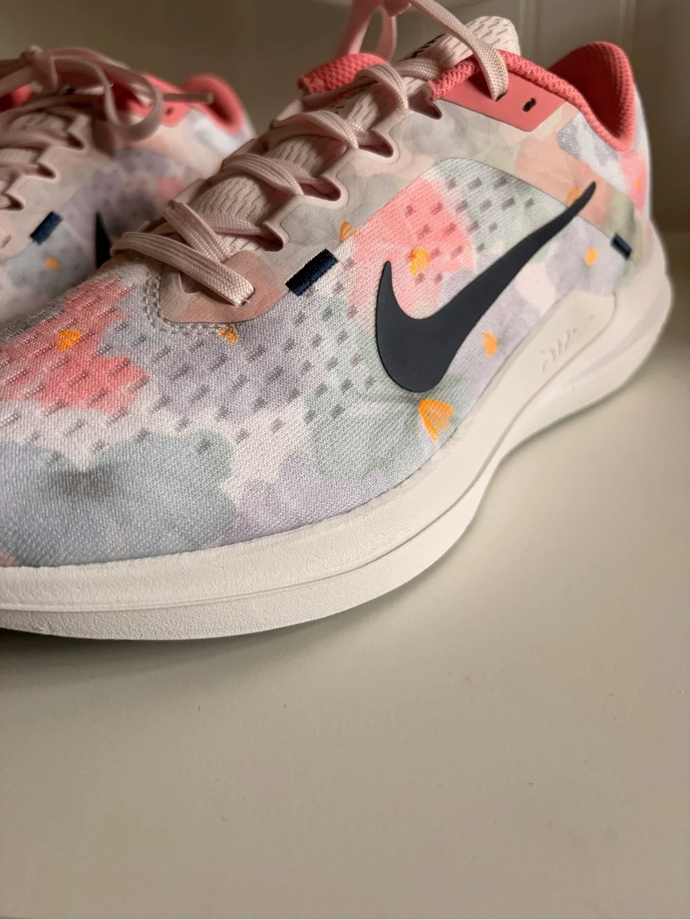 Nike Women's Floral Print Trainers - Cotton Candy 🍭🍬🍭